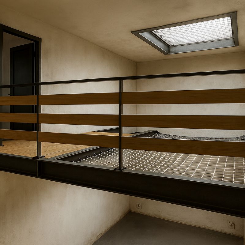 Cloisons, mezzanines et main courante