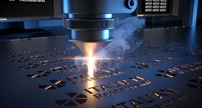 Découpe laser sur tôle