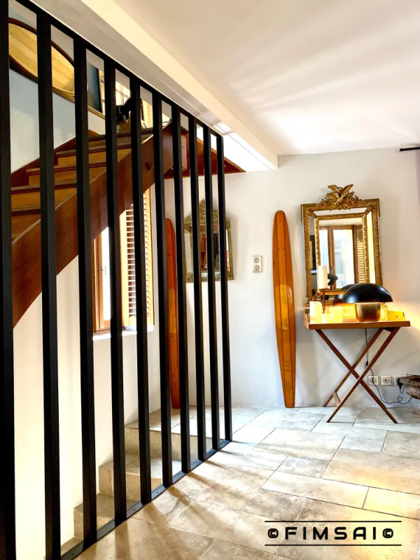 Garde corps tout hauteur épuré Martigues Bouches Du Rhône métallerie ferronnerie FIMSAI