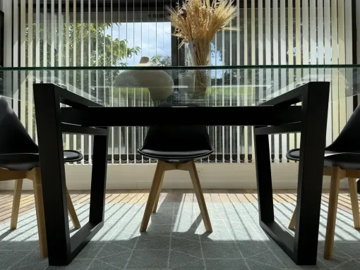 Réalisation d'un pied de table sur mesure en acier à Ensues la Redonne, Châteauneuf-les-Martigues, FIMSAI